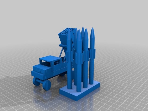 iron dome i veicoli accademico il college cupola l'istruzione gordon ferro israele missile camion 3D print model - Mito3D