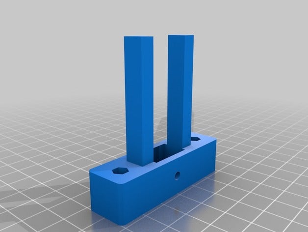 z-eje tensor de la correa mayor anti-chirrido polea del asiento en 3d piezas impresora La impresión anet a8 actualización eje x 3D print model - Mito3D