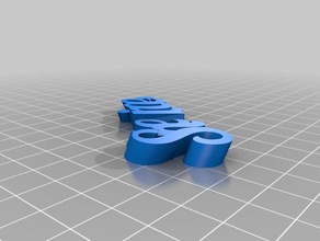sherice3 keychains customized 3d print model - Mito3D