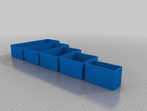 raaco carrylite 80 storage boxes organization openscad organizer box 3d print model - Mito3D