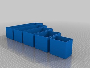 raaco carrylite 80 storage boxes - segegations organization openscad 3d print model - Mito3D