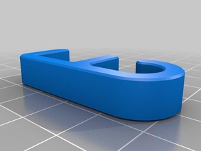 cable table hook 3d print model - Mito3D