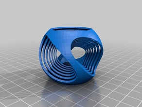 torcida bola ba decoração 3d print model - Mito3D