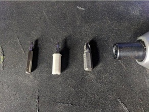 6mm 4mm hex-Schaft-adapter Werkzeugmaschinen - adapter hex-Schaft tools 3d print model - Mito3D