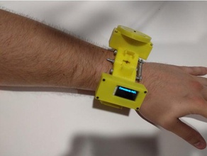 sensorized pulseira de engenharia monitor frequência cardíaca oxímetro 3d print model - Mito3D