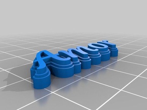 amor zucchini Schlüsselanhänger kundengebundene 3d print model - Mito3D