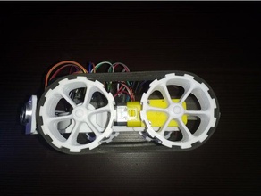 arduino faixas tanque robótica roda 3d print model - Mito3D