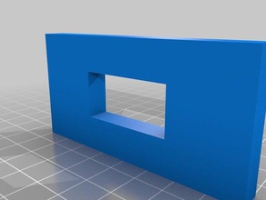 3d slash rectangel 3d print model - Mito3D