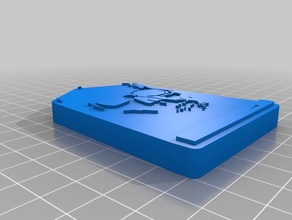 2 kafatası damgası işaretler ve logolar özelleştirilmiş 3d print model - Mito3D