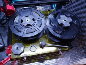 cr-10 spool holder enclosure 3d printer accessories filament 3d print model - Mito3D