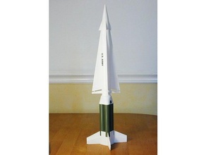 1 40 scale nike hercules missile models 3d print model - Mito3D