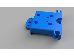 hotswap bl touch mount e3d v6 3d printing hotend mgn mgn12 3d print model - Mito3D