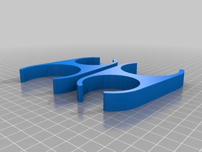 genérico de ósmosis apoyo entre la membrana postfilter las piezas repuesto clip inversa 3d print model - Mito3D