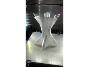 vase starfish v2 decor decoration decorative design spiral vaso spirale 3d print model - Mito3D