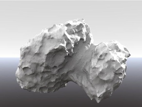 La comète 67p rosetta nouvelles embauches modèle complet l'astronomie la nasa vesa 3d print model - Mito3D