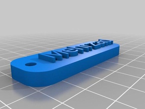 my customized anti-spam-keychain signs & logos 3d print model - Mito3D