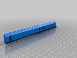 dummy knife - square toys & games training 3d print model - Mito3D