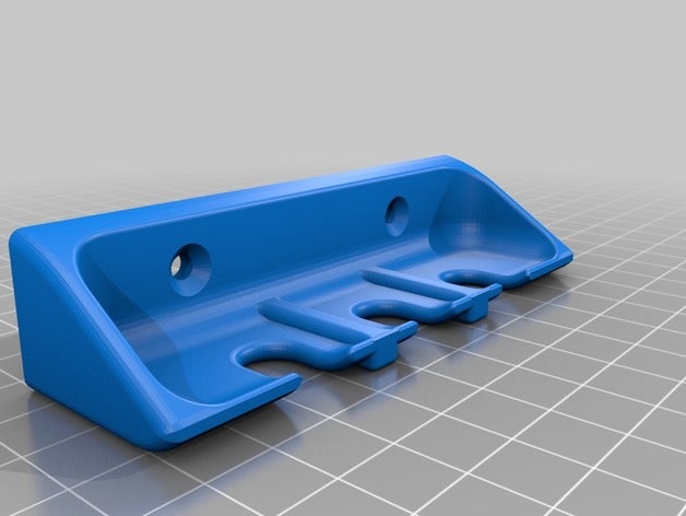Luft-Werkzeug Wandhalterung Werkzeug-Halterungen & - Boxen 3D print model - Mito3D