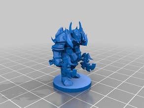 orc barbarian 3d printing warrior 3d print model - Mito3D