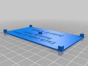 anycubic fotone piatto di calibrazione Stampa 3d prove 3d print model - Mito3D