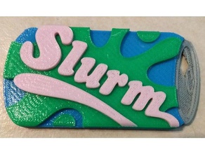 slurm podem multi cor fatias de futurama Arte 2d slurms mckenzie 3d print model - Mito3D