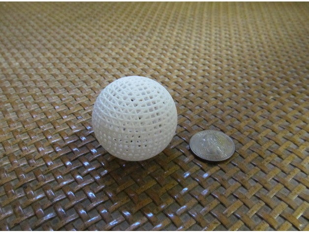 içi boş küreler matematik sanatı küre stres testi 3D print model - Mito3D