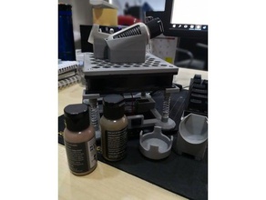 modular paint agitator mixer 3d printer accessories airbrush mission-models tamiya vibrator 3d print model - Mito3D