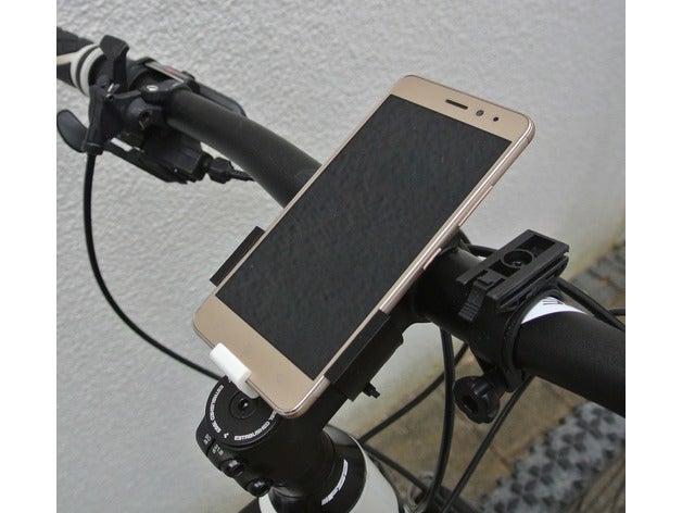 bike phone mount lenovo k6 mobile 3D print model - Mito3D