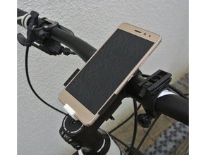 bike phone mount lenovo k6 mobile 3d print model - Mito3D