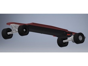 battery & electronics casing sport outdoors cover holder electric longboard skateboard enclosure longboarding longboards motorized 3d print model - Mito3D