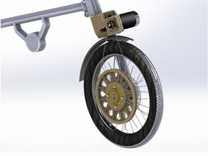Akademi güvenlik bisiklet elektrik dönüşüm kiti araç elektrikli 3d print model - Mito3D
