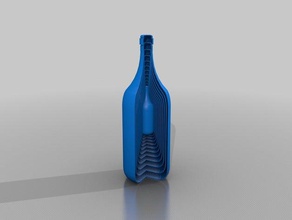 bottle sculptures 3d print model - Mito3D