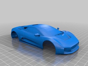 Jaguar cx75 openz hobi 3d print model - Mito3D