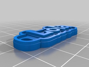 lola de porte-clés personnalisé 3d print model - Mito3D