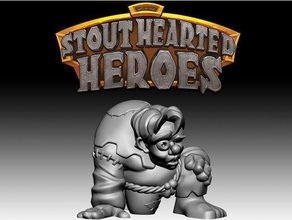 stout hearted heroes - hunchback toy & game accessories 3d print model - Mito3D