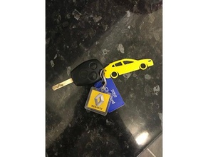 seat leon 1m keyring keychains car cool keychain unique 3d print model - Mito3D