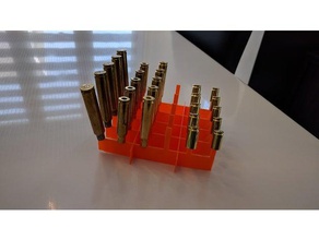 case drying rack tool holders & boxes brass reloading 3d print model - Mito3D