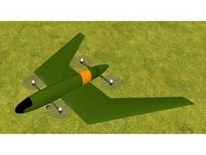 rumpelstoss vehicles aircraft airplane model rc vtol 3d print model - Mito3D