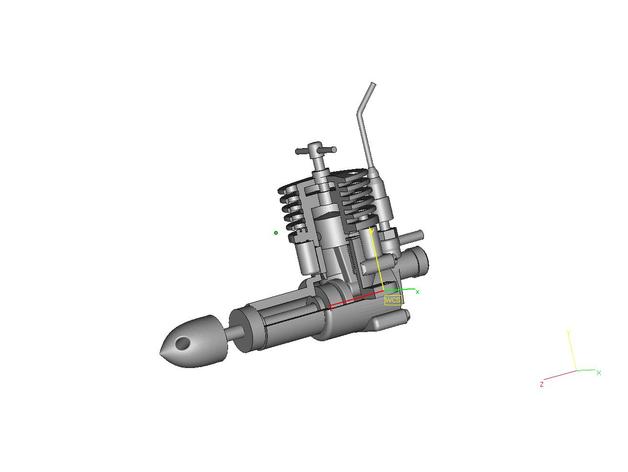 model diesel engine r c vehicles 3D print model - Mito3D