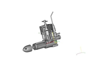 modelo de motor diesel r c vehículos 3d print model - Mito3D