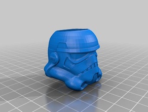 storm trooper helmet boy scout neckerchief slide hobby 3d print model - Mito3D