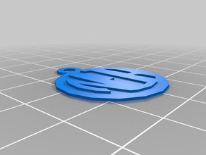 Nuh'un özel monogram kolye çoklu döngüler takı özelleştirilmiş 3d print model - Mito3D