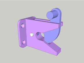 auto gate latch diy fangen 3d print model - Mito3D