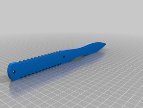 dummy knife - leaf toys & games training 3d print model - Mito3D