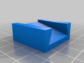 my customized female rising dovetail joint 12 7 10 model furniture 3d print model - Mito3D