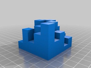 mi personalizados grid aleatorio altura de las torres esculturas personalizado 3d print model - Mito3D