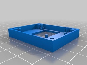 slim case oled screen ssd1306 arduino esp robotics 3d print model - Mito3D