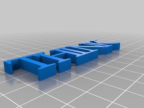 denken kundengebundene 3d print model - Mito3D