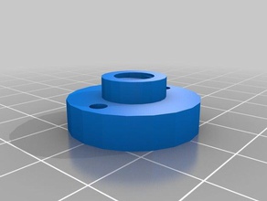 printrbot metal plus replacement z trapezoidal nut parts 3d print model - Mito3D
