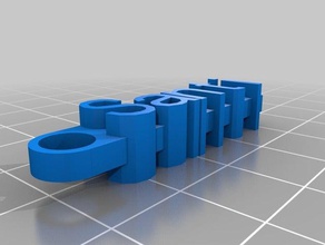 llavero santi organization customized 3d print model - Mito3D